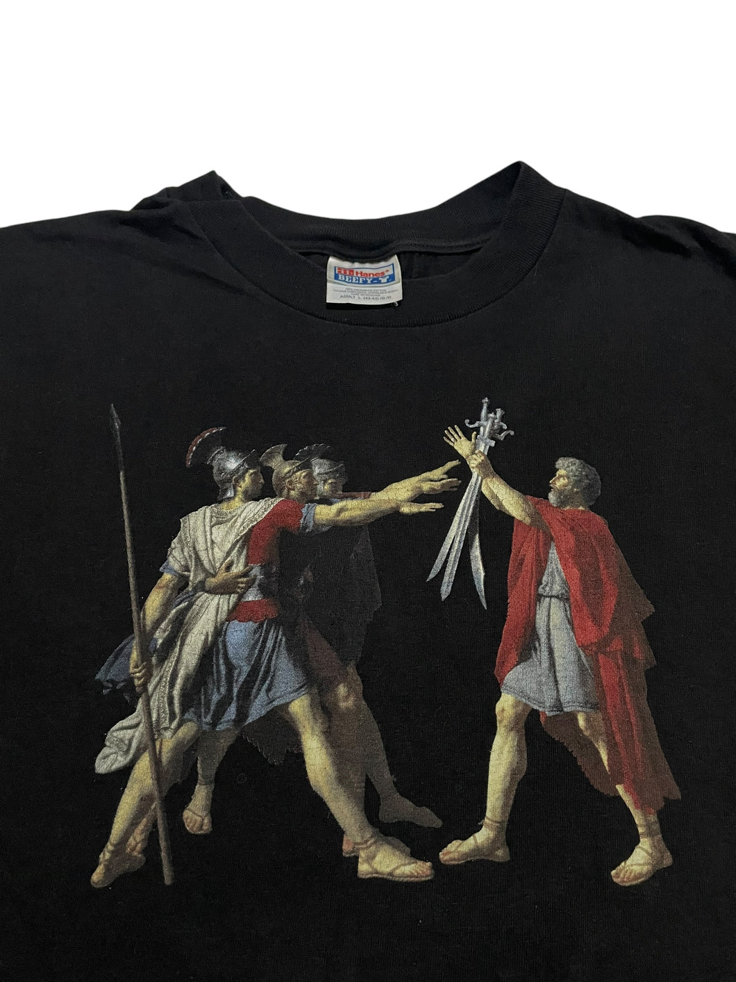 Late 1990s “Oath of the Horatii” by Jacques-Louis David Tee from MFA Houston (L)