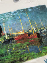 Load image into Gallery viewer, 1996 Claude Monet “Red Boats, Argenteuil” Tee by Portal (XL)
