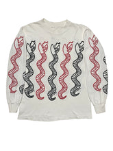 Load image into Gallery viewer, Late 1980s Keith Haring Pop Shop “Snakes” Longsleeve Tee (M)
