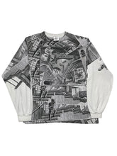 Load image into Gallery viewer, Early 1990s M.C. Escher “Relativity” Longsleeve Tee (L)
