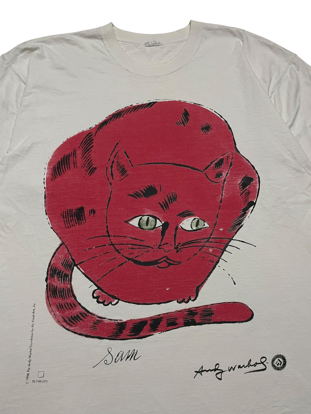 1996 Andy Warhol “Sam” Red Cat Tee (XL)