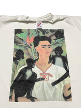 Load image into Gallery viewer, Early 1990s Frida Kahlo “Self Portrait with Monkeys” Tee (XL)
