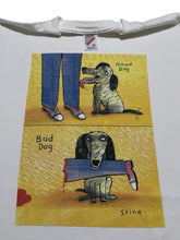 Load image into Gallery viewer, Early 1990s Richard Stine “Good Dog, Bad Dog” Tee (XL)
