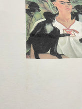 Load image into Gallery viewer, Early 1990s Frida Kahlo “Self Portrait with Monkeys” Tee (XL)
