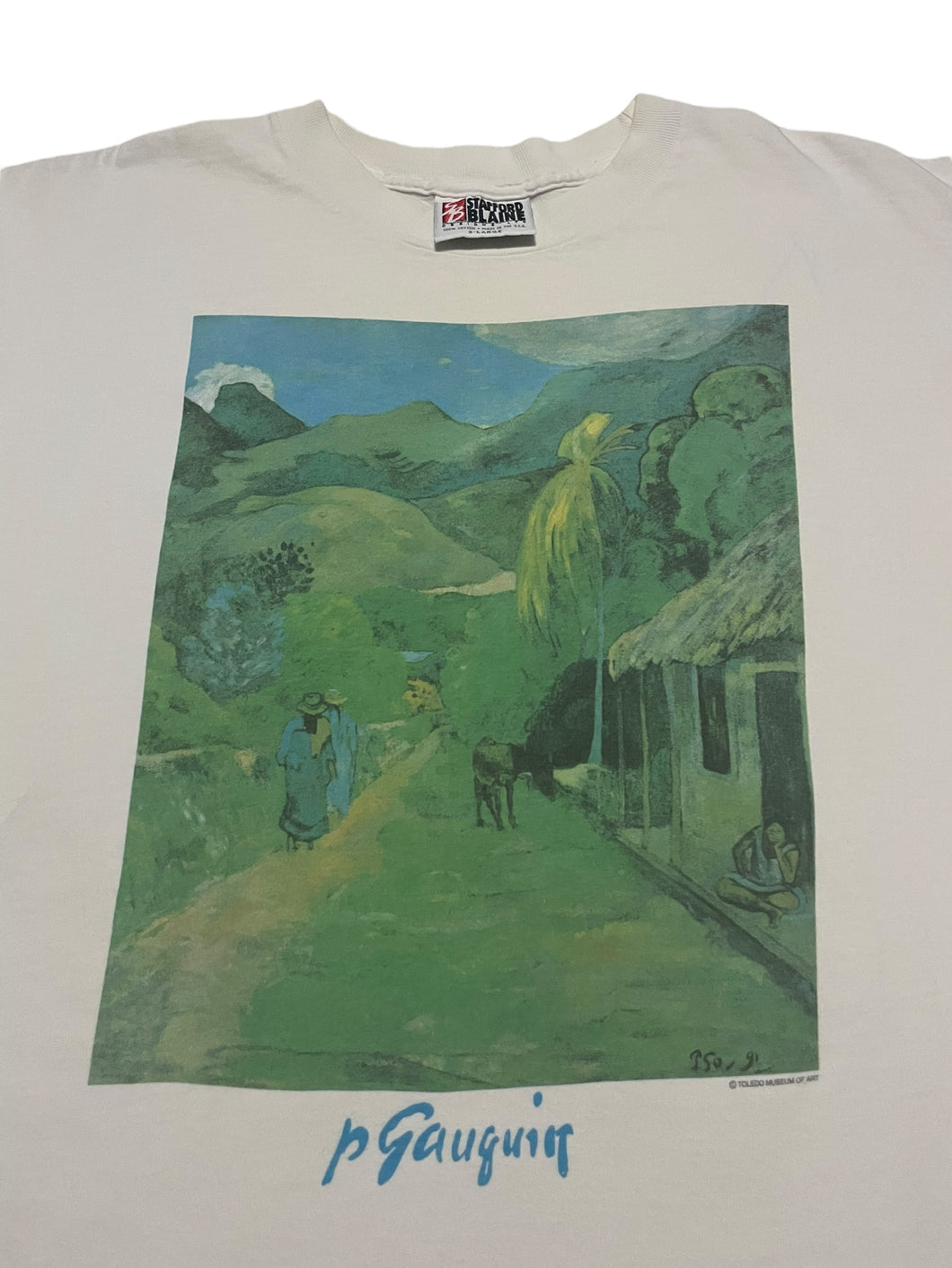 Early 1990s Paul Gauguin “Road in Tahiti” (1891) Tee (XL)