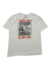 Load image into Gallery viewer, Early 1990s Steven Meisel “Safe Sex is Hot Sex” AIDS Activism Tee (XL)
