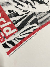 Load image into Gallery viewer, 1995 Barbara Kruger “It’s a small world but not if you have to clean it” Tee (L)
