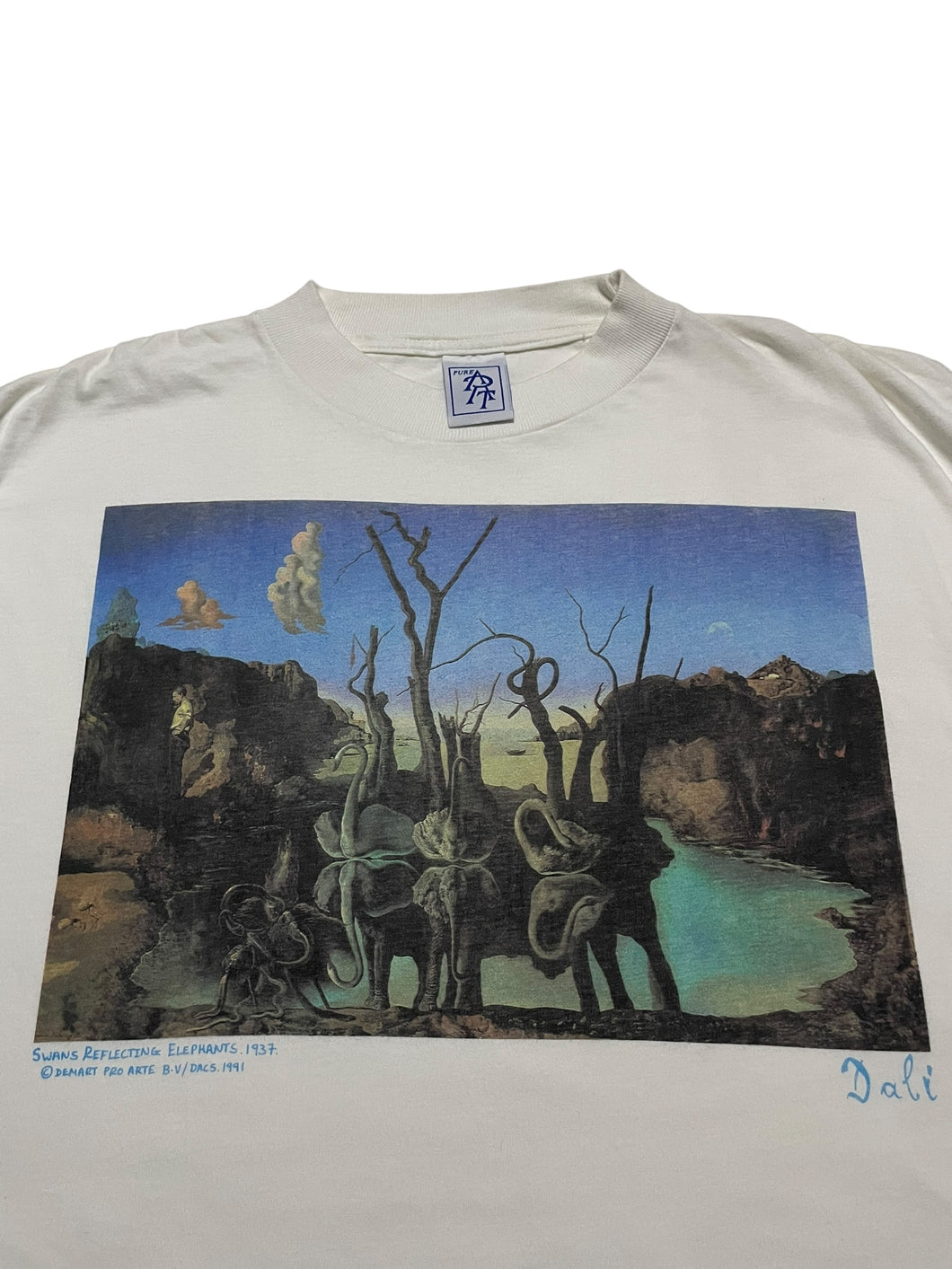 1991 Salvador Dalí “Swans Reflecting Elephants” Tee (XL)