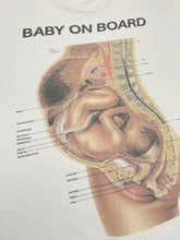 Load image into Gallery viewer, Early 1990s “Baby on Board” Anatomical Chart Tee (XL)
