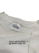 Load image into Gallery viewer, 1987 Barbara Kruger “When I Hear the Word Culture I Take Out my Checkbook” Tee (L)
